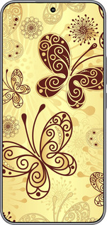 Силиконовый чехол Красивые бабочки для Huawei Honor 400 5G - 4170u-4017 изображение 