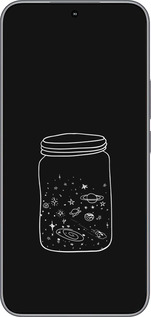 Силиконовый чехол Космос в банке для Huawei Honor 400 5G - 4297u-4017 изображение 