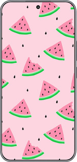 Силиконовый чехол Розовый арбуз для Huawei Honor 400 5G - 4314u-4017 изображение 