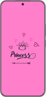 Силиконовый чехол Princess для Huawei Honor 400 5G - 4361u-4017 изображение 