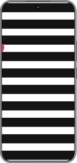 Силиконовый чехол Черно-белые полосы для Huawei Honor 400 5G - 4461u-4017 изображение 