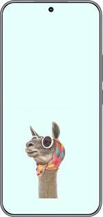 Силиконовый чехол Модная лама для Huawei Honor 400 5G - 4479u-4017 изображение 