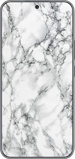 Силиконовый чехол Мрамор белый для Huawei Honor 400 5G - 4480u-4017 изображение 