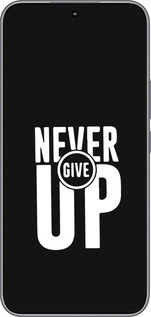 Силиконовый чехол Никогда не сдавайся для Huawei Honor 400 5G - 4572u-4017 изображение 