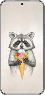 Силиконовый чехол Енотик с мороженым для Huawei Honor 400 5G - 4602u-4017 изображение 