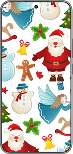 Силиконовый чехол Новогодний 1 для Huawei Honor 400 5G - 4614u-4017 изображение 