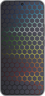 Силиконовый чехол Переливающиеся соты для Huawei Honor 400 5G - 498u-4017 изображение 