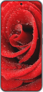 Силиконовый чехол Красная роза для Huawei Honor 400 5G - 529u-4017 изображение 