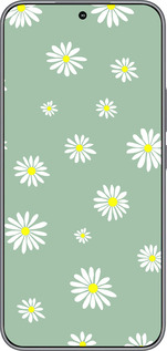 Силиконовый чехол Ромашки v4 для Huawei Honor 400 5G - 5603u-4017 изображение 