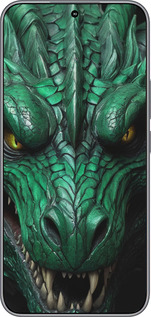 Силіконовий чехол Зелений дракон v2 для Huawei Honor 400 5G - 5817u-4017 изображение 