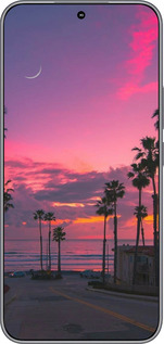 Силиконовый чехол Пальмы для Huawei Honor 400 5G - 5873u-4017 изображение 