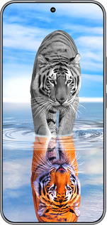 Силіконовий чехол Тигр для Huawei Honor 400 5G - 6016u-4017 изображение 