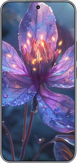 Силиконовый чехол Магический цветок для Huawei Honor 400 5G - 6038u-4017 изображение 