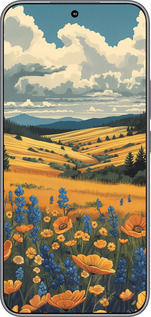 Силиконовый чехол Украинское поле для Huawei Honor 400 5G - 6082u-4017 изображение 