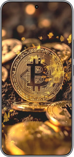 Силіконовий чехол Золота лихоманка біткойна для Huawei Honor 400 5G - 6089u-4017 изображение 