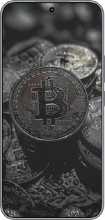 Силиконовый чехол Black Bitcoin для Huawei Honor 400 5G - 6090u-4017 изображение 