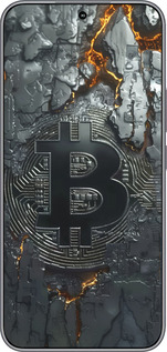 Силиконовый чехол Раскаленный биткойн для Huawei Honor 400 5G - 6091u-4017 изображение 