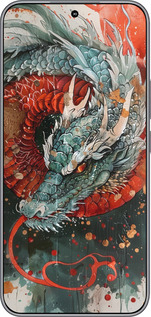 Силиконовый чехол Стихия огня для Huawei Honor 400 5G - 6101u-4017 изображение 