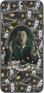 Силиконовый чехол Волк с валл стрит для Huawei Honor 400 5G - 6287u-4017 изображение 