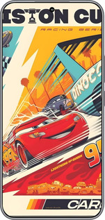 Силиконовый чехол Тачки для Huawei Honor 400 5G - 6288u-4017 изображение 