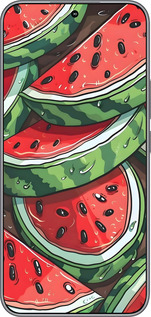 Силиконовый чехол Арбуз для Huawei Honor 400 5G - 6315u-4017 изображение 