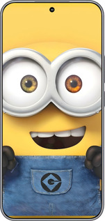 Силиконовый чехол Миньон для Huawei Honor 400 5G - 6389u-4017 изображение 