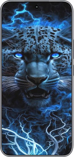 Силиконовый чехол Ледяной леопард для Huawei Honor 400 5G - 6460u-4017 изображение 