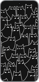 Силиконовый чехол С изображением кошек для Huawei Honor 400 5G - 6470u-4017 изображение 