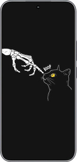 Силиконовый чехол Кошка для Huawei Honor 400 5G - 6505u-4017 изображение 