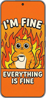 Силіконовий чехол Funny Cat для Huawei Honor 400 5G - 6786u-4017 изображение 