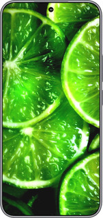 Силиконовый чехол Зелёные дольки лимона для Huawei Honor 400 5G - 852u-4017 изображение 