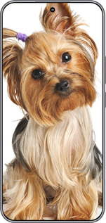 Силиконовый чехол Йоркширский терьер с хвостиком для Huawei Honor 400 5G - 930u-4017 изображение 