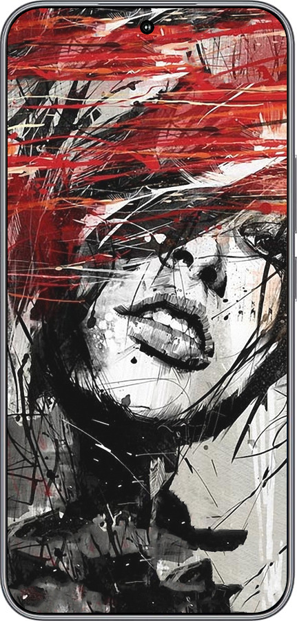 Силиконовый чехол Лицо девушки для Huawei Honor 400 5G - 1162u-4017 изображение 