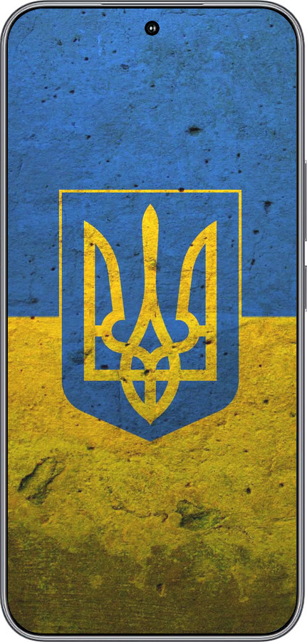 Силиконовый чехол Флаг и герб Украины 2 для Huawei Honor 400 5G - 378u-4017 изображение 