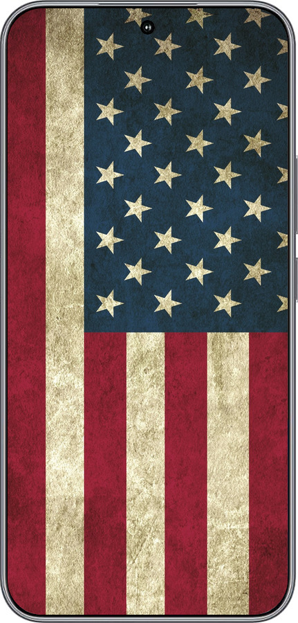 Силиконовый чехол Флаг США для Huawei Honor 400 5G - 395u-4017 изображение 