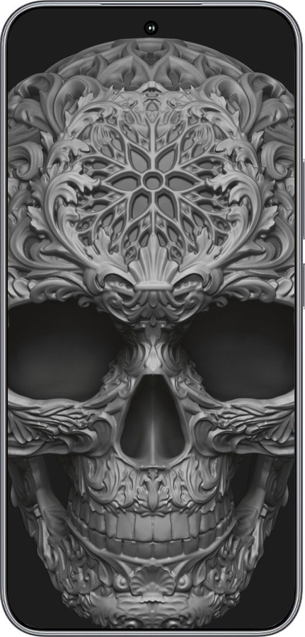 Силиконовый чехол skull-ornament для Huawei Honor 400 5G - 4101u-4017 изображение 