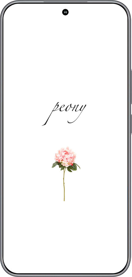 Силиконовый чехол Пион для Huawei Honor 400 5G - 4366u-4017 изображение 