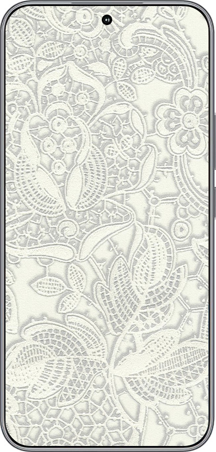 Силіконовий чехол Біле мереживо для Huawei Honor 400 5G - 4383u-4017 изображение 