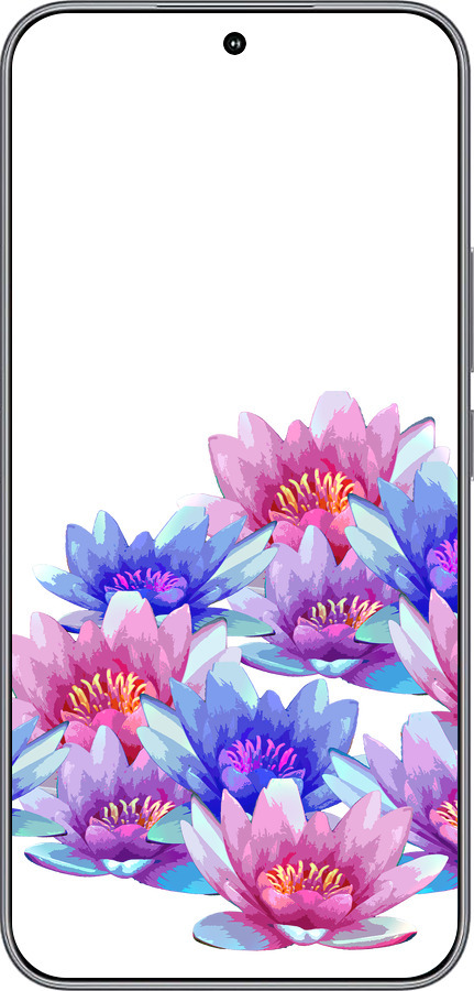 Силиконовый чехол Лотос для Huawei Honor 400 5G - 4862u-4017 изображение 