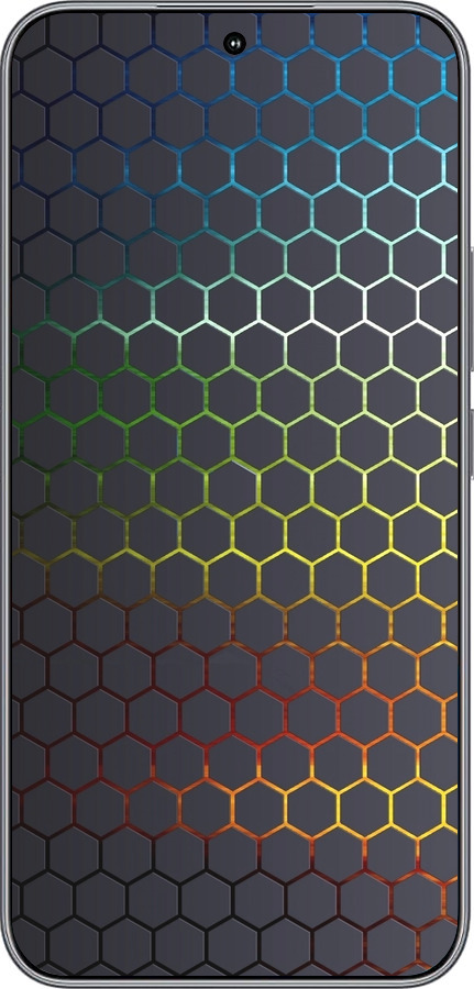 Силиконовый чехол Переливающиеся соты для Huawei Honor 400 5G - 498u-4017 изображение 