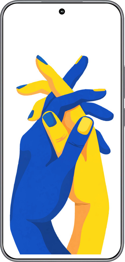 Силиконовый чехол Stand With Ukraine для Huawei Honor 400 5G - 5255u-4017 изображение 