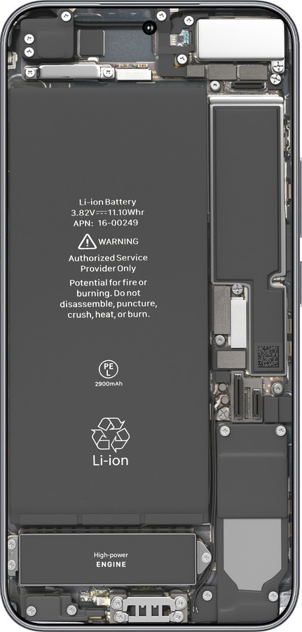 Силиконовый чехол Детали смартфона для Huawei Honor 400 5G - 5487u-4017 изображение 