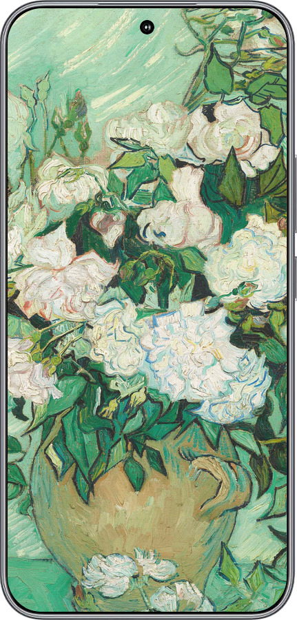 Силиконовый чехол Винсент Ван Гог. Ваза с розами для Huawei Honor 400 5G - 5543u-4017 изображение 