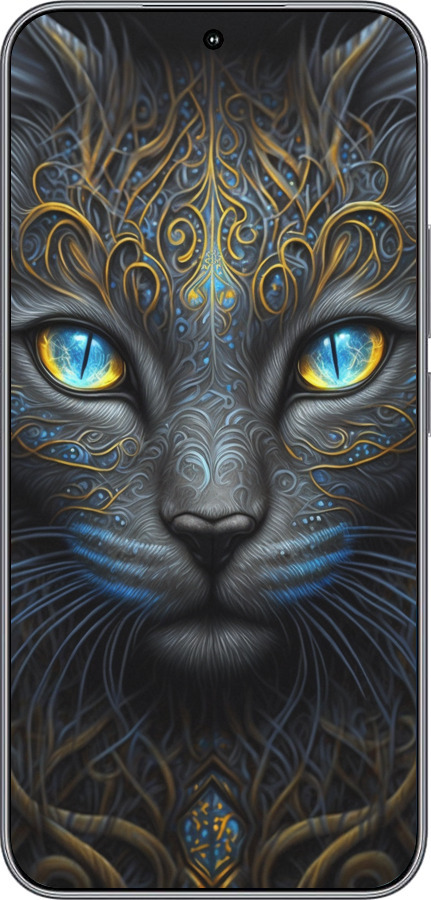 Силиконовый чехол Кошка для Huawei Honor 400 5G - 5548u-4017 изображение 