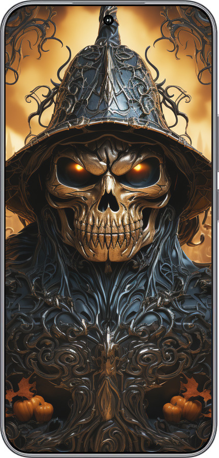 Силіконовий чехол Череп 2 для Huawei Honor 400 5G - 5652u-4017 изображение 