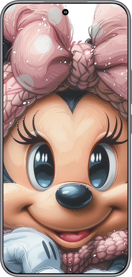 Силиконовый чехол Минни Маус с бантиком для Huawei Honor 400 5G - 6055u-4017 изображение 