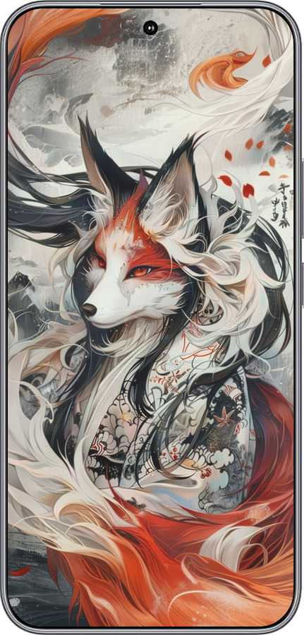 Силіконовий чехол Дух кицуне для Huawei Honor 400 5G - 6107u-4017 изображение 