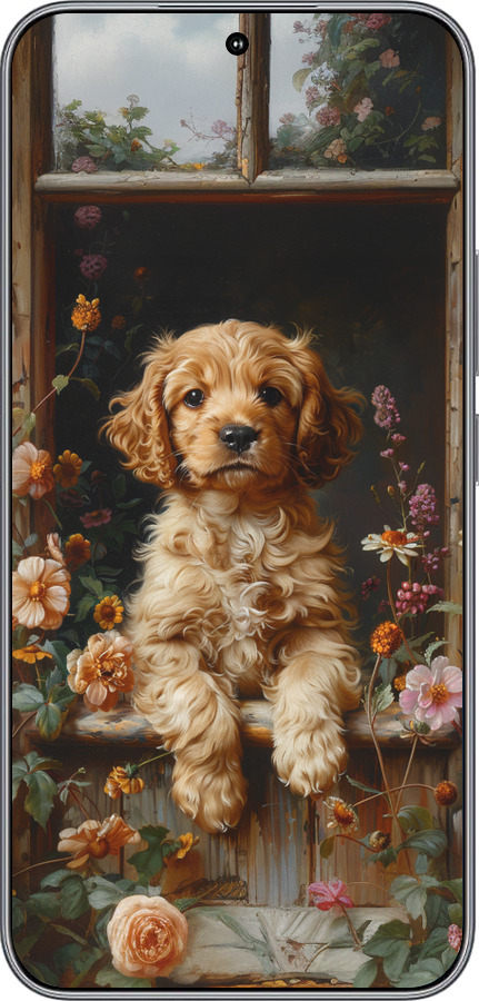 Силиконовый чехол Щенок cocker spaniel для Huawei Honor 400 5G - 6136u-4017 изображение 