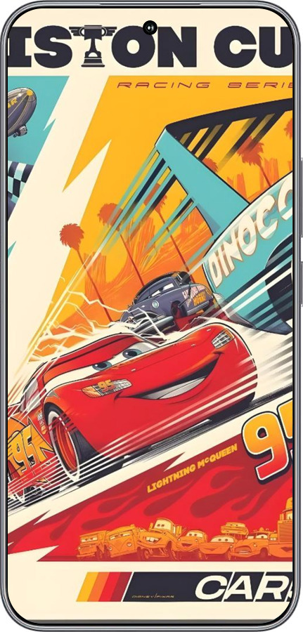 Силиконовый чехол Тачки для Huawei Honor 400 5G - 6288u-4017 изображение 