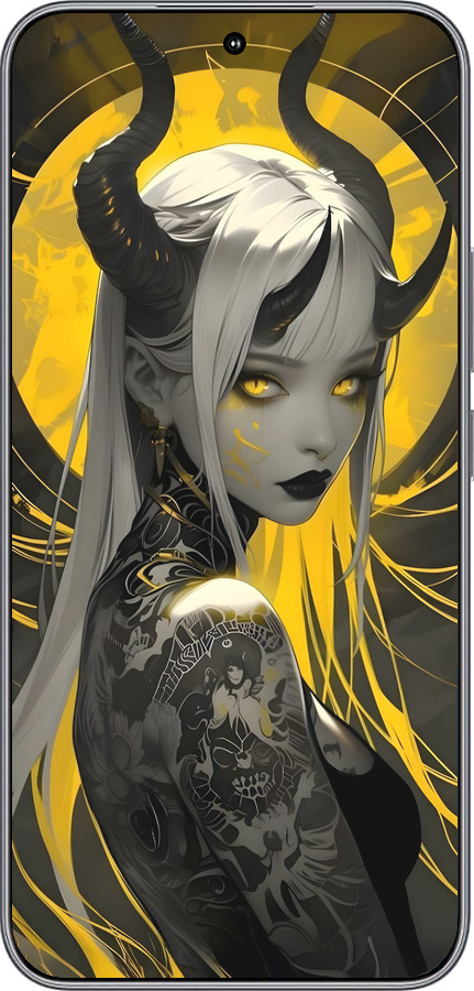 Силіконовий чехол Аніме демон 2 для Huawei Honor 400 5G - 6309u-4017 изображение 